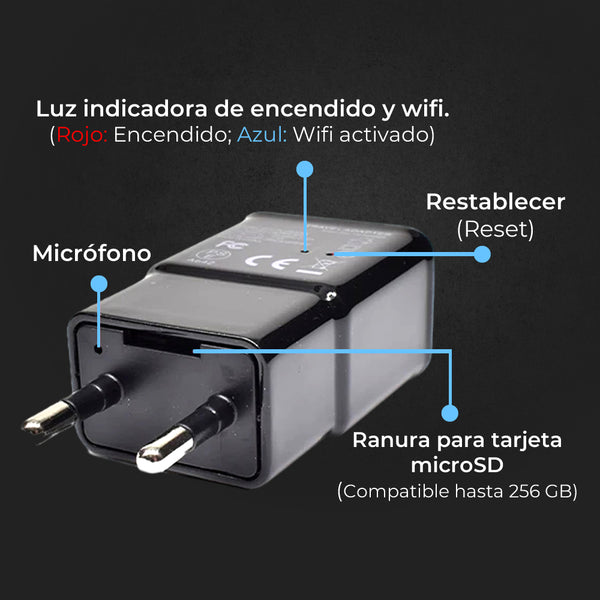 Cargador Cámara WiFi